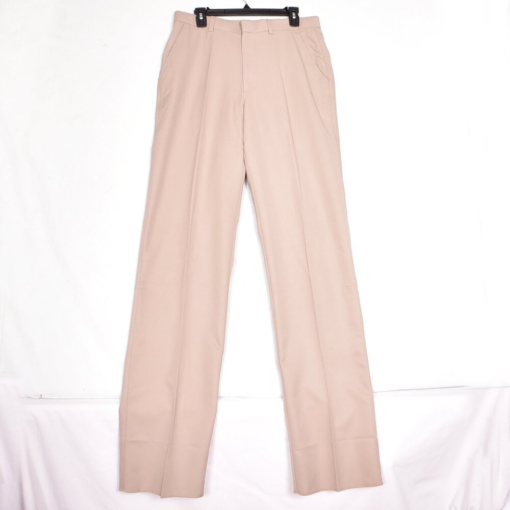 NEW Oobe Mens Flat Front Straight Leg Khaki Pants NEW Size 32 Unhemed